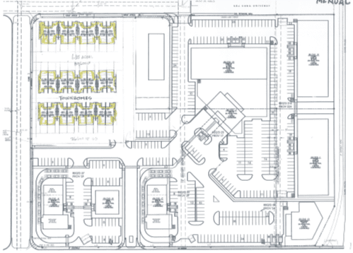 A long shot of the project plan with directions